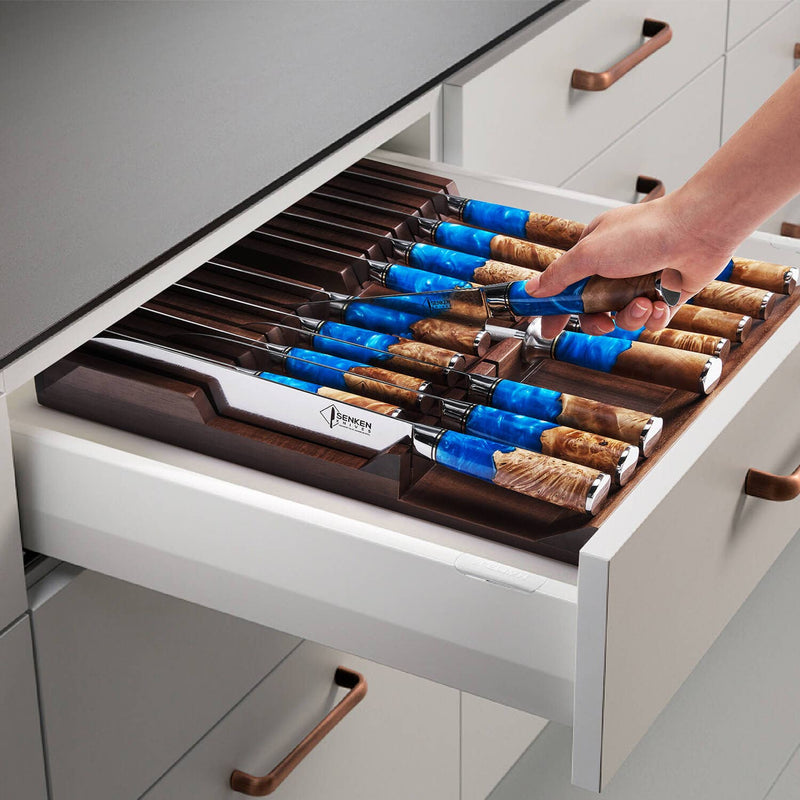 Messermeister | Leather Magnetic Edge Guard - 10.5": Brown