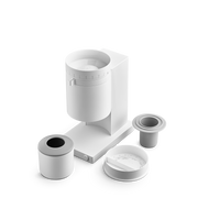 Fellow | Opus Conical Burr Grinder - Matte Black, featuring a sleek design with a spouted catch, volumetric dosing lid, and innovative 6-blade burr set for precision grinding.