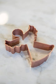 Galley and Fen - Christmas Cookie Cutters - Set of 6, featuring bat and witch’s hat shapes on marble, ideal for festive baking with smooth, clean cuts.