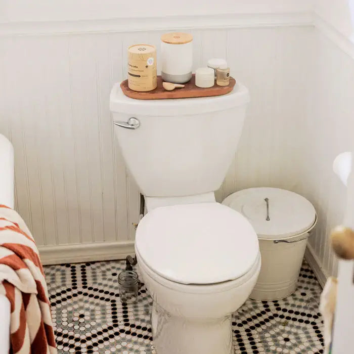 Dirty Labs Probiotic Toilet Bowl Cleaner with Phytolase — cleaner in bathroom setting