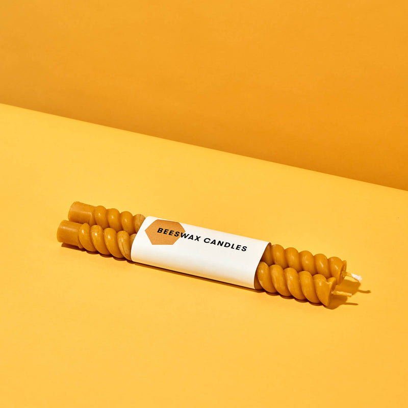 54 Celsius | Spiral Natural Beeswax Candles
