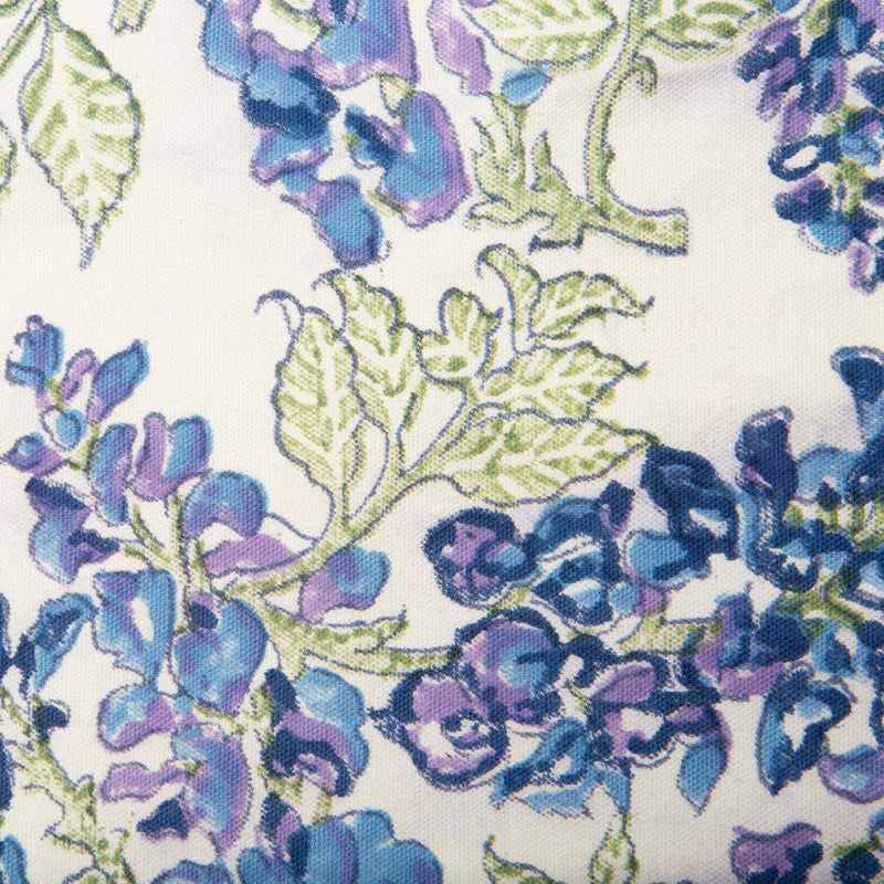 Couleur Nature | Wisteria Blue & Green | Tablecloth: 71"x71"