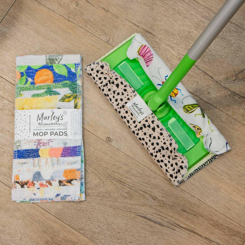 Marley's Monsters | Scrap Felt Mop Pads.