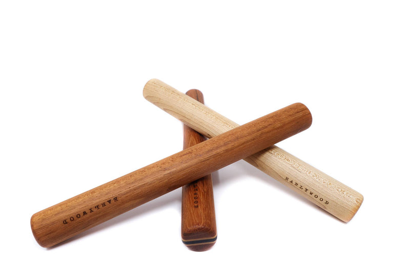 Close-up of the Earlywood | Dumpling Pin - Jatoba, highlighting its smooth, handcrafted hardwood design, perfect for rolling dough in various culinary tasks. Ideal for both novice and experienced bakers.
