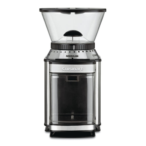 Cuisinart | Supreme Grind Automatic Burr Mill, a sleek coffee grinder with adjustable settings for precise coffee bean grinding. Perfect for enhancing coffee flavor and aroma.