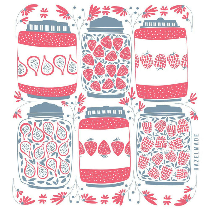 HAZELMADE | Jam Jars Tea Towel.