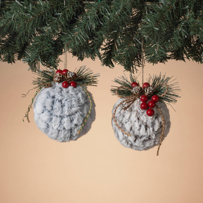 Farmhouse Pottery | Felted Breakfast Ornament, Waffle Stack