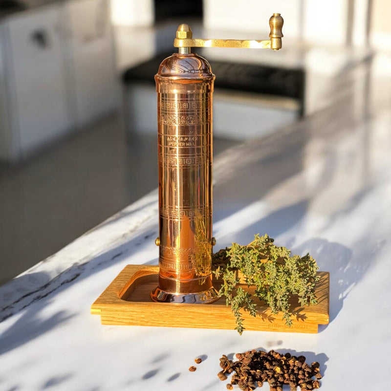 Rune-Jakobsen Design - The original 'Large Copper Mill'  - 10" pepper grinder