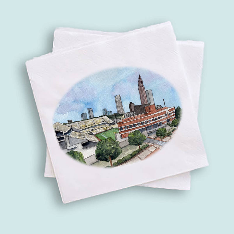 Grace Langdon Art | Georgia Tech Cocktail Napkins