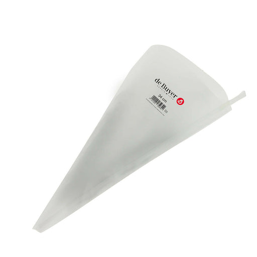 de Buyer | Reuseable Nylon Pastry Bag - 18, flexible for professional and home baking, compatible with all tips, designed for easy cleaning and repeated use.