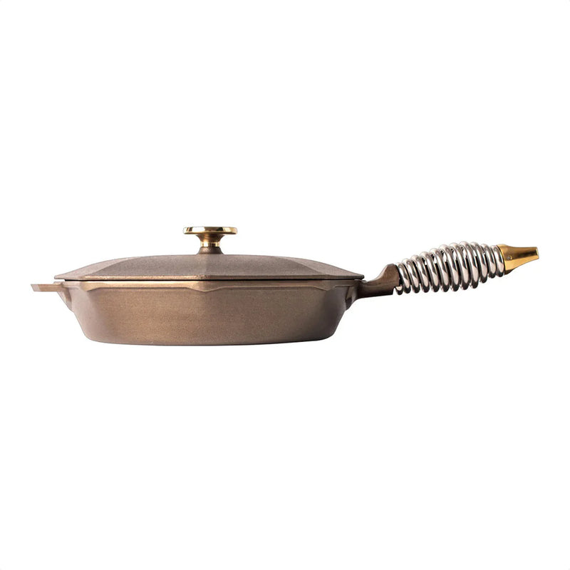 FINEX | 12" Cast Iron Skillet with Lid