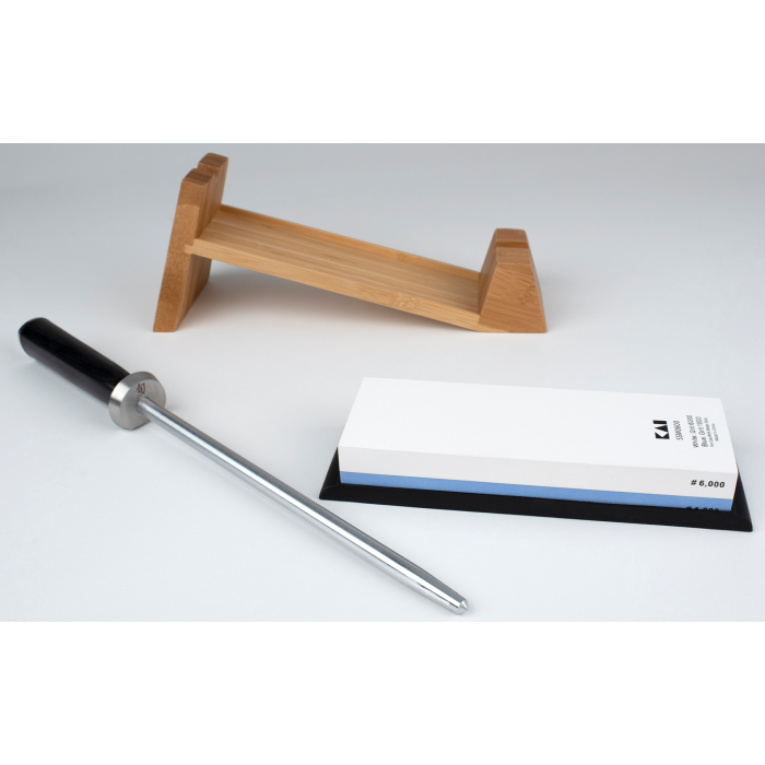 Shun | 3 Piece Whetstone Sharpening System.
