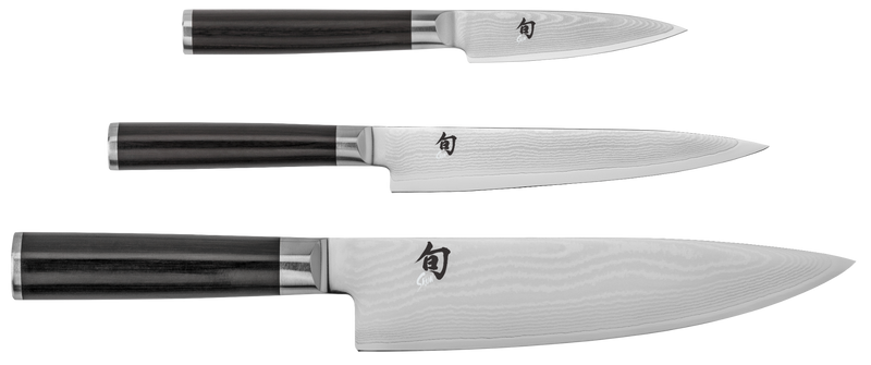 Shun | Classic Starter Set Ebony, 3 Piece