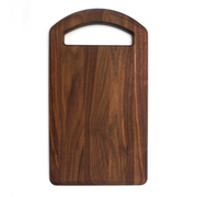 J.K. Adams | Walnut Prep Board with Oval Handle, featuring a spacious wooden surface and ergonomic handle, perfect for meal preparation in your kitchen.