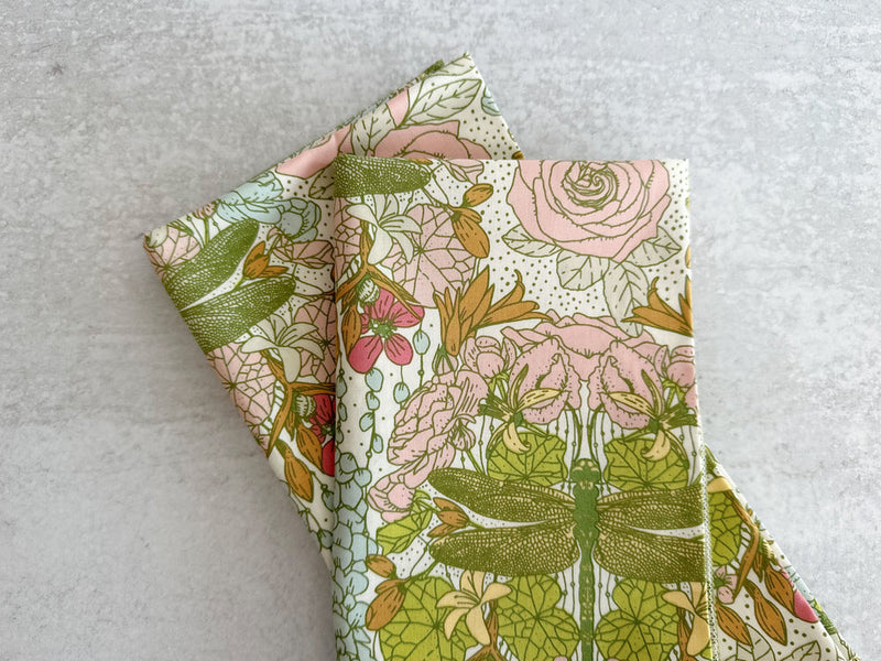 Dot and Army | Dragonfly Garden Cloth Napkins