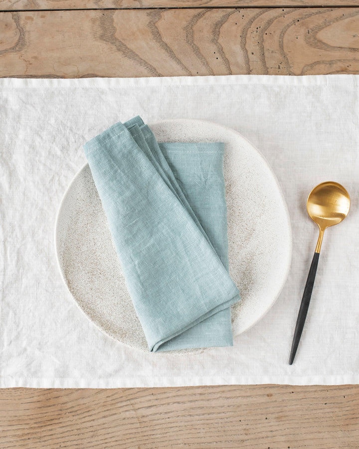 Magic Linen | Set of 2 Linen Napkins Dusty Blue