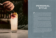 The Bartender's Manifesto spread showcases a highball cocktail and text on developing personal bartending style, aligning with Athens Cooks' focus on kitchen expertise and innovation.