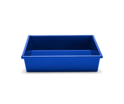 Great Jones | Square One - Blueberry, a 9x9-inch baking pan featuring a wavy, corrugated bottom for easy release, ideal for perfect baking results.