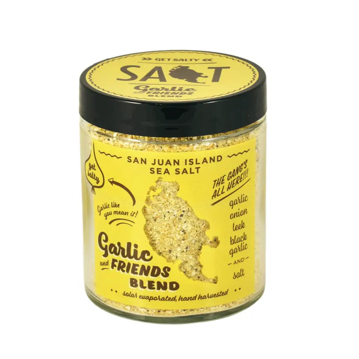 San Juan Island Sea Salt | Garlic & Friends Seasoning Blend