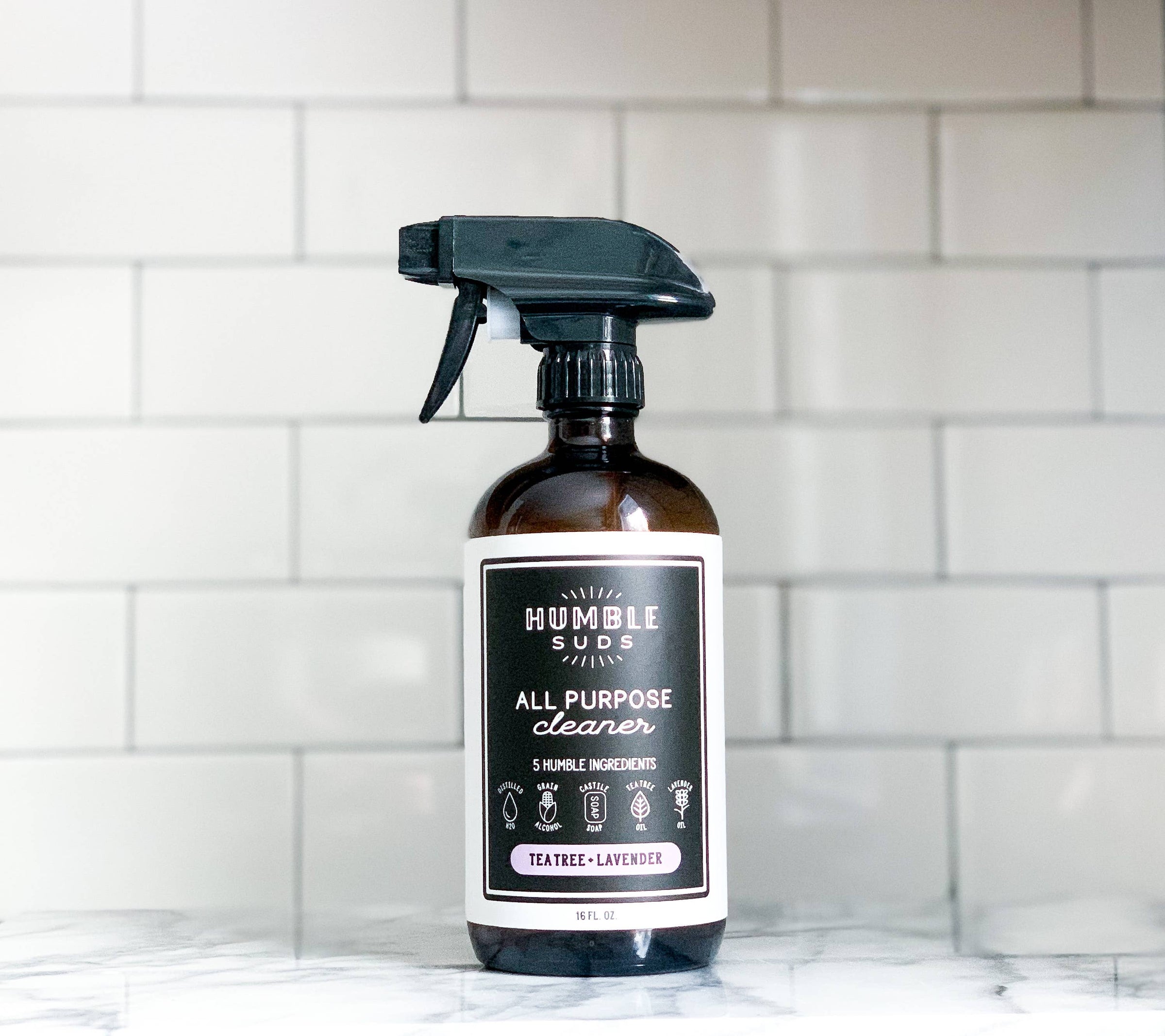 Humble Suds | All Purpose Cleaner in Refillable Glass Bottle - Tea Tre ...