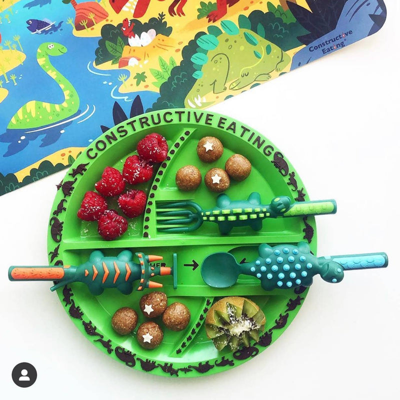 Constructive Eating | Green Dino Spoon