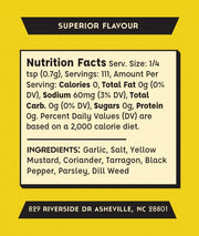 Spicewalla | French Herbed Dijon spice blend label with bold text, highlighting its versatility for enhancing dishes like cauliflower steaks and beef tenderloin.