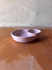 ROB Ceramics - Olive Serving Bowl Handmade: White, a hand-thrown ceramic dish with a unique design for serving snacks and dips, perfect for entertaining.