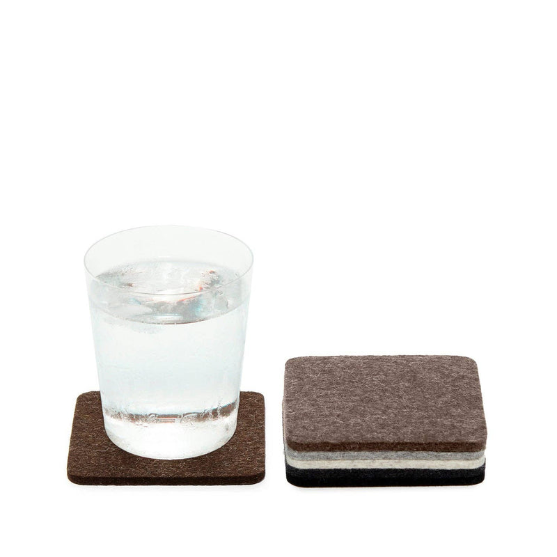 Graf Lantz | Bierfilzl Merino Wool Felt Square Coaster Multi 6 Pack