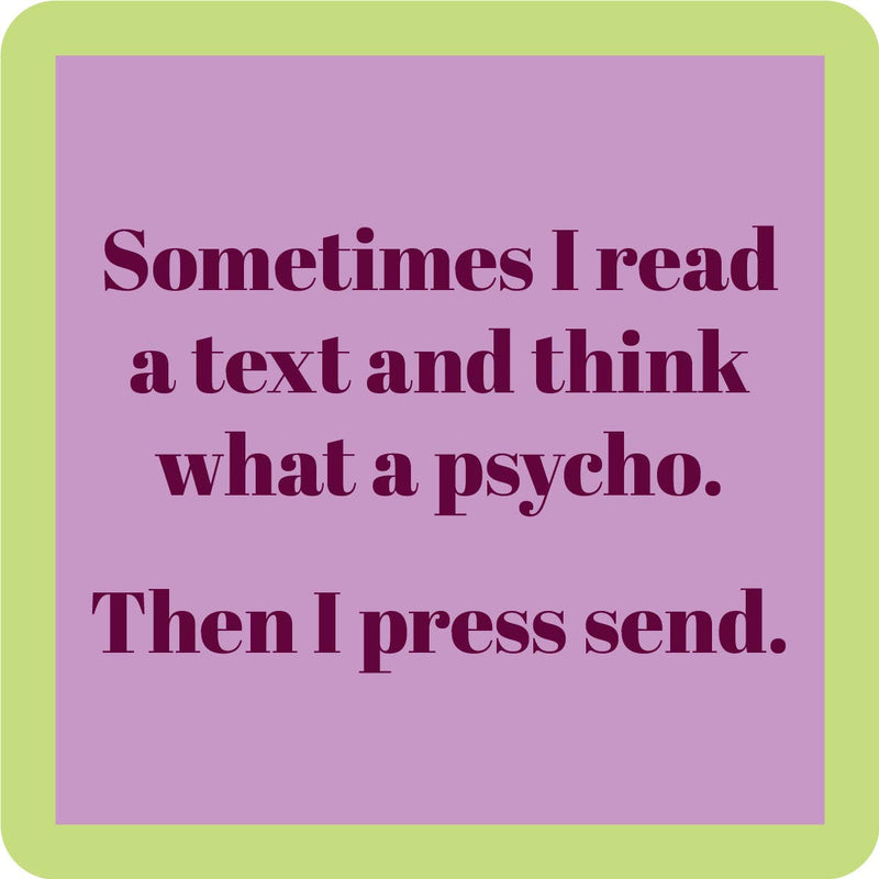 Drinks on Me | Press Send, Coaster