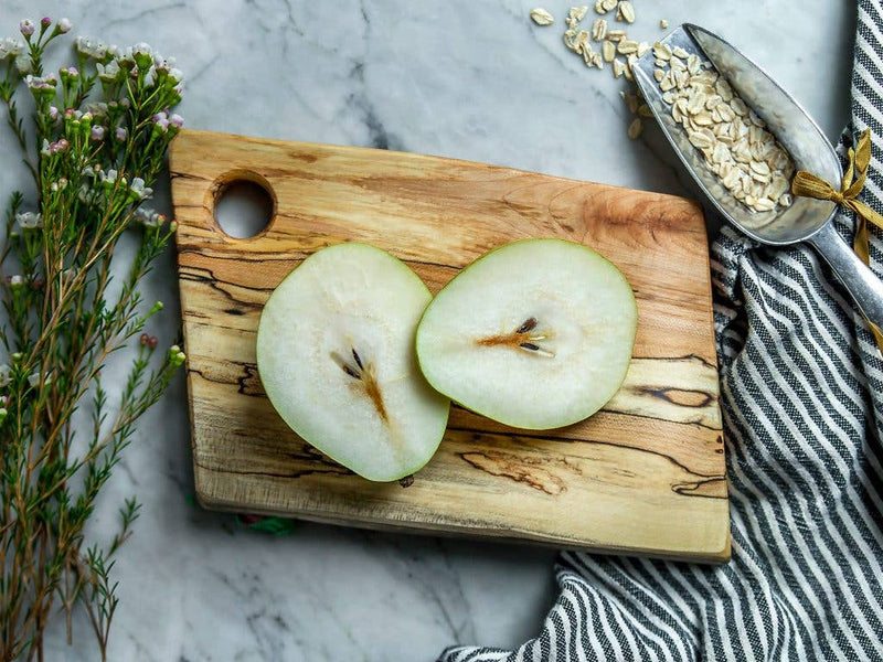 Petermans Boards and Bowls Inc. - 18" SPALTED MAPLE RECTANGULAR CUTTING BOARD.