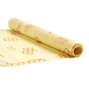 Bee's Wrap - Cut-to-Size Roll - Honeycomb, depicted as a customizable roll with a honeycomb design, ideal for sustainable kitchen use.