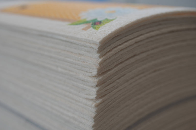 Three Bluebirds Swedish Dishcloths | Winter Wreath Swedish Dishcloth