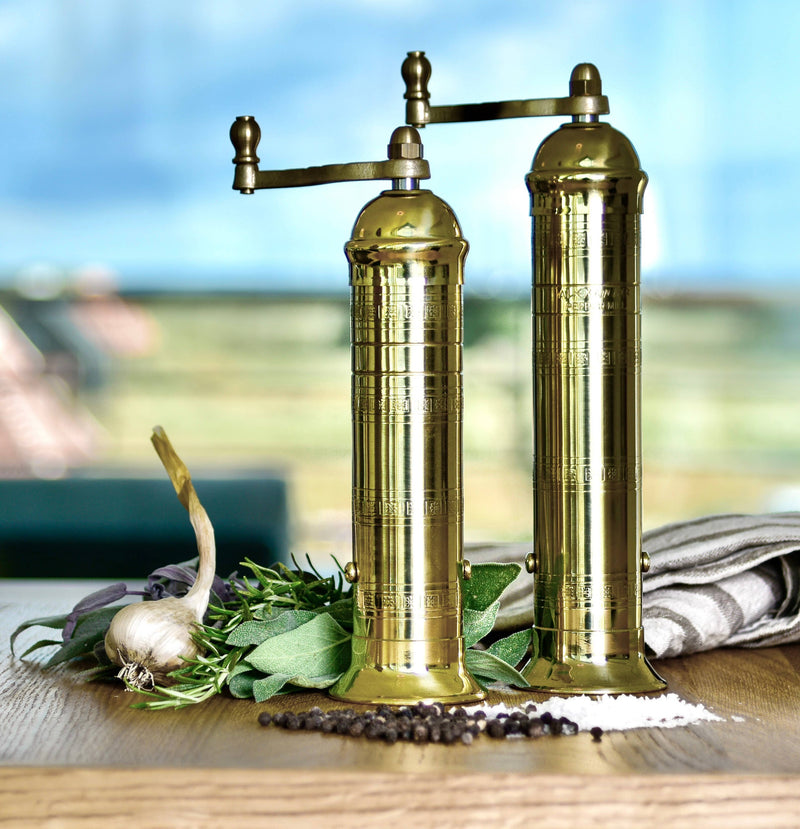 Rune-Jakobsen Design | The original 'Brass Mill' - 9" pepper grinder