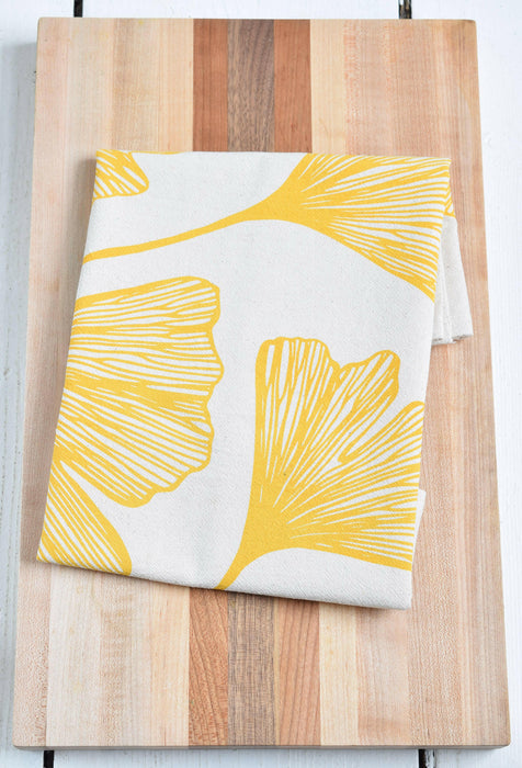 Hearth and Harrow | Ginkgo Leaf Tea Towel.