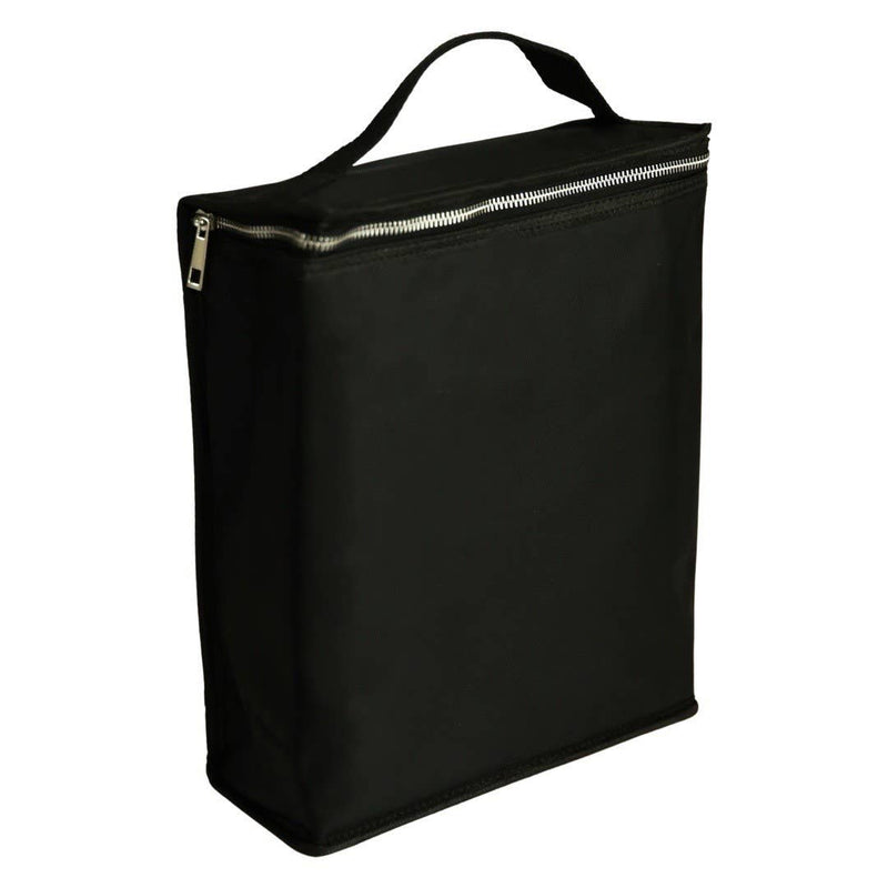 CapaBunga® - Market Tote Insulated Insert (Black) featuring a rectangular design with a top handle and zipper, ideal for keeping groceries cool.