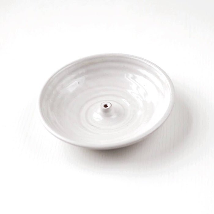 Gravesco Pottery | Incense Burner in White | Modern Handmade Pottery