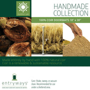 Gift of Joy Handwoven Coconut Fiber Doormat.