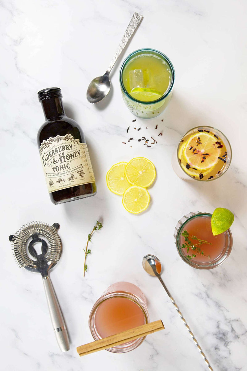 Roots And Leaves | Elderberry & Honey Tonic, 16 oz