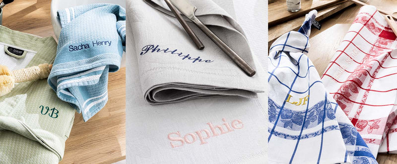Le Jacquard Français | Cueillette D'Été Tea Towel, Red
