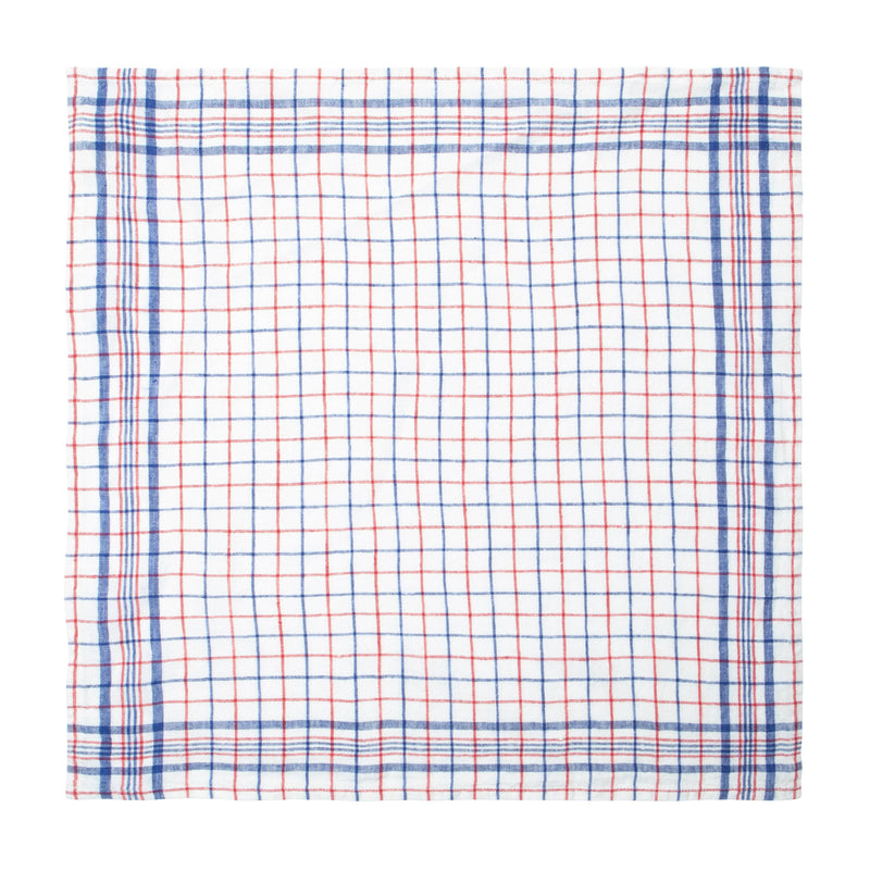 Couleur Nature | Bistro Napkin, Blue & Red