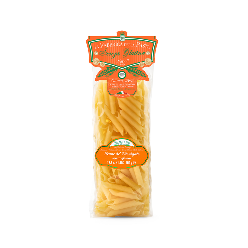Zia Pia - Gluten Free Penne  Rigate by La Fabbrica della Pasta