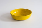 RachaelPots - Pasta Bowl Small: Sage, a shallow, round bowl with tiny speckles, perfect for pasta or noodles. Hand-thrown stoneware, microwave and dishwasher safe.