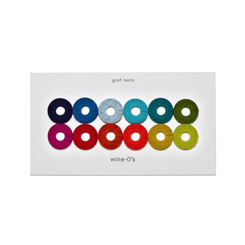 Graf Lantz | Wine-O's Merino Wool Felt Round Wine Markers