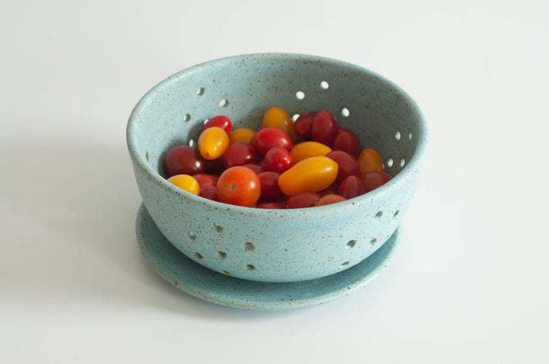 RachaelPots - Small Berry Bowl With Dish: Sage