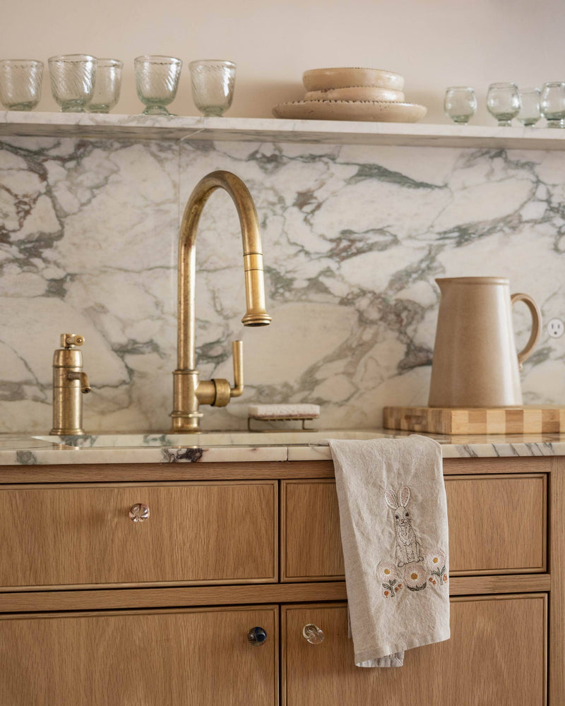 Coral & Tusk | Bunny and Daisies Tea Towel