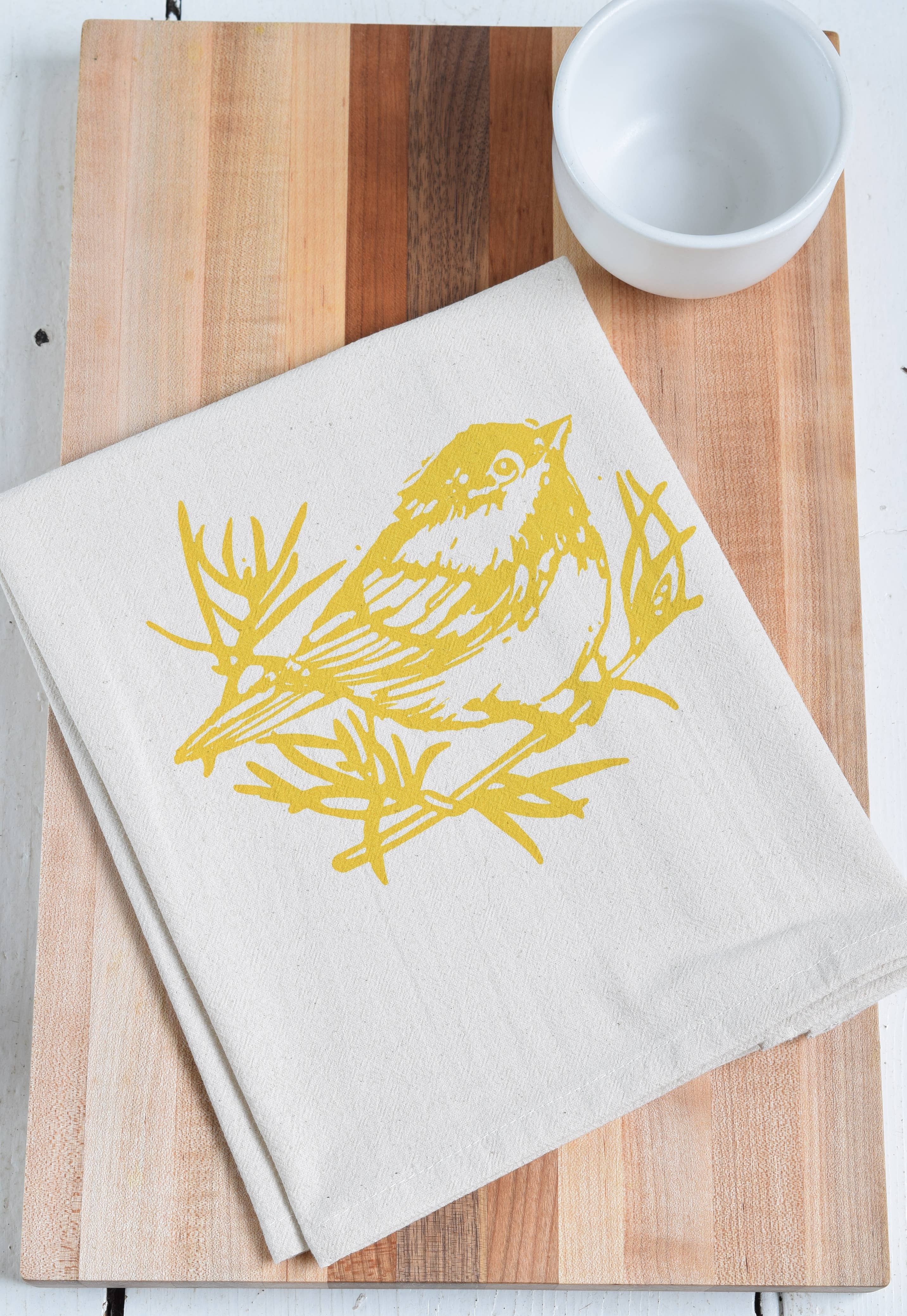 HearthandHarrow Chickadee Cloth Napkins - Thumbnail 3