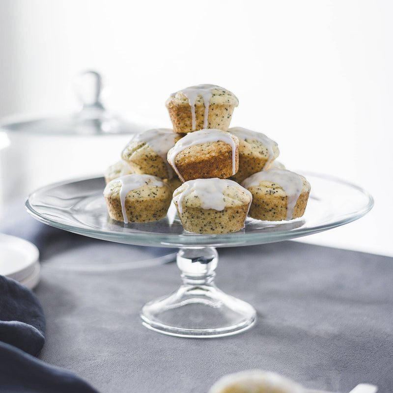 Glass Cake Stand with Dome