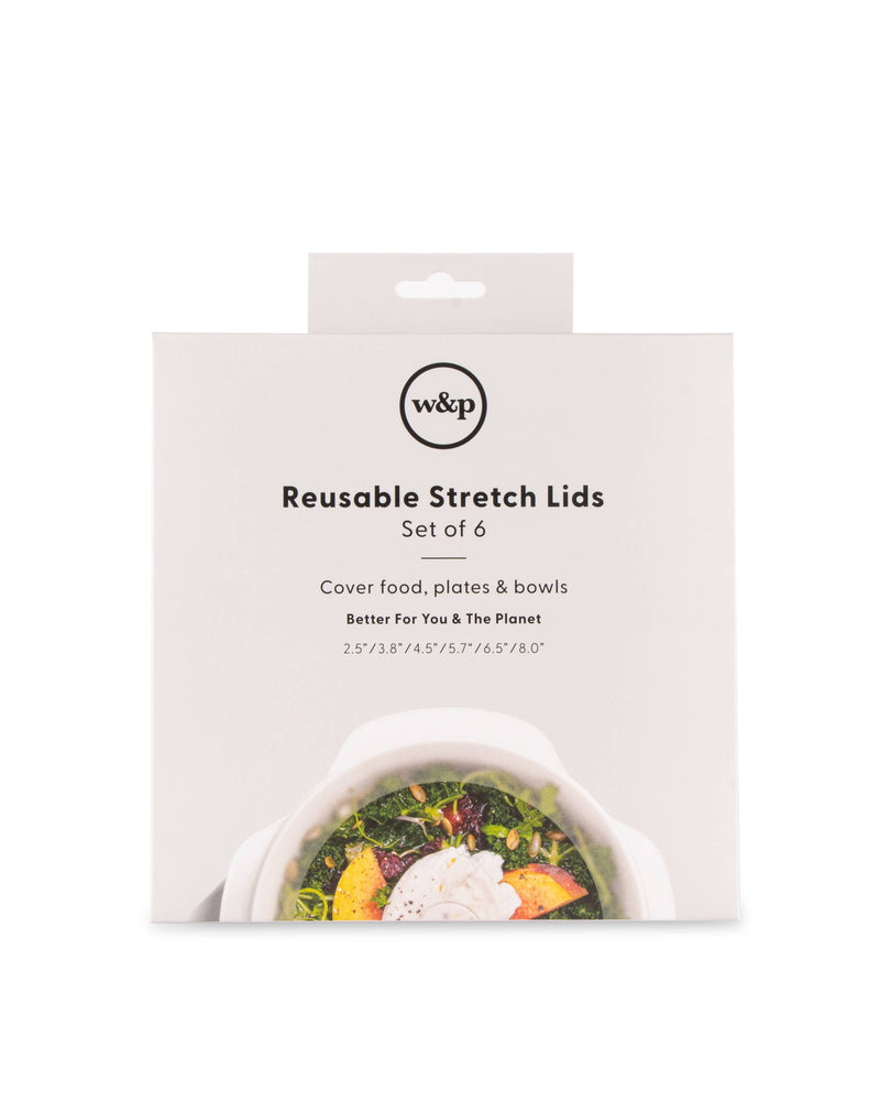 W&P | Reusable Silicone Stretch Lids - Set of 6 Assorted Sizes