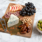 Formaticum Cheese Board Liners - Large, featuring grape leaf design on wax-coated parchment for elegant cheese displays, perfect for enhancing culinary presentations.