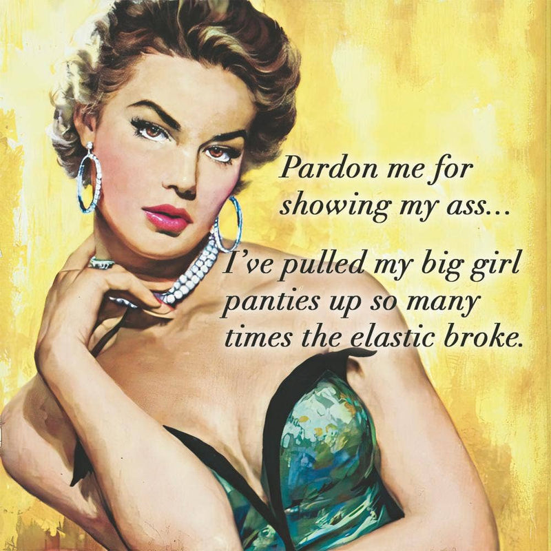 Paperproducts Design • Ambiente - BEV-PARDON ME cocktail napkins, 20-pack, 3-ply, 10 x 10 unfolded, designed by Vintageous, showcasing German craftsmanship.